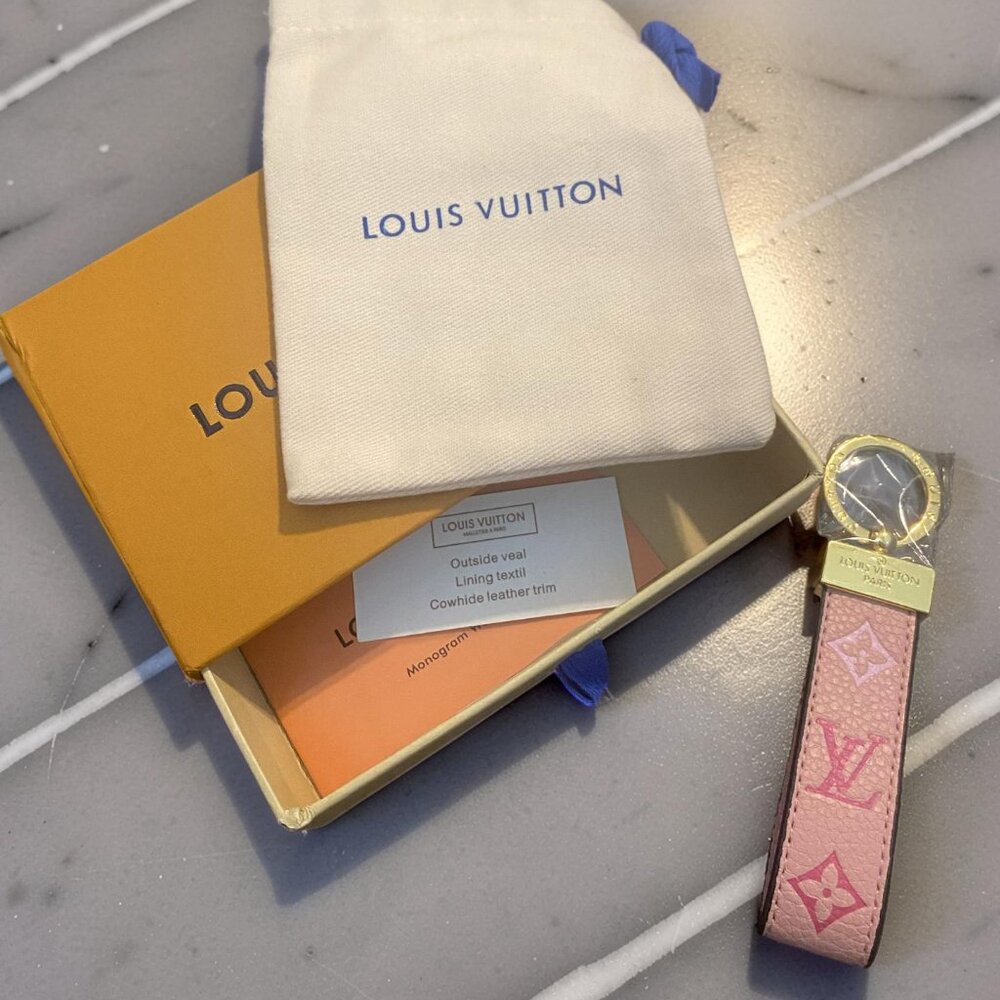 LV Pink Monogram Bag Charm/Keychain